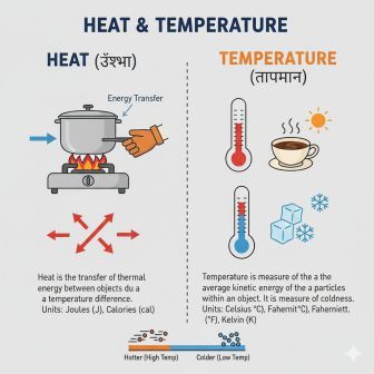 ऊष्मा (Heat) और तापमान (Temperature) 4 ऊष्मा (Heat) और तापमान (Temperature)