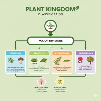 पादप जगत का वर्गीकरण (Plant Kingdom) थैलोफाइटा,एंजियोस्पर्म,ब्रायोफाइटा,टेरिडोफाइटा 1 पादप जगत का वर्गीकरण Plant Kingdom थैलोफाइटाएंजियोस्पर्मब्रायोफाइटाटेरिडोफाइटा