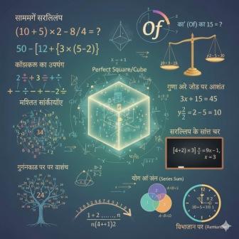 पूर्ण संख्या की गणना (Computation of Whole Numbers) पर अभ्यास प्रश्न📚 1 पूर्ण संख्या की गणना