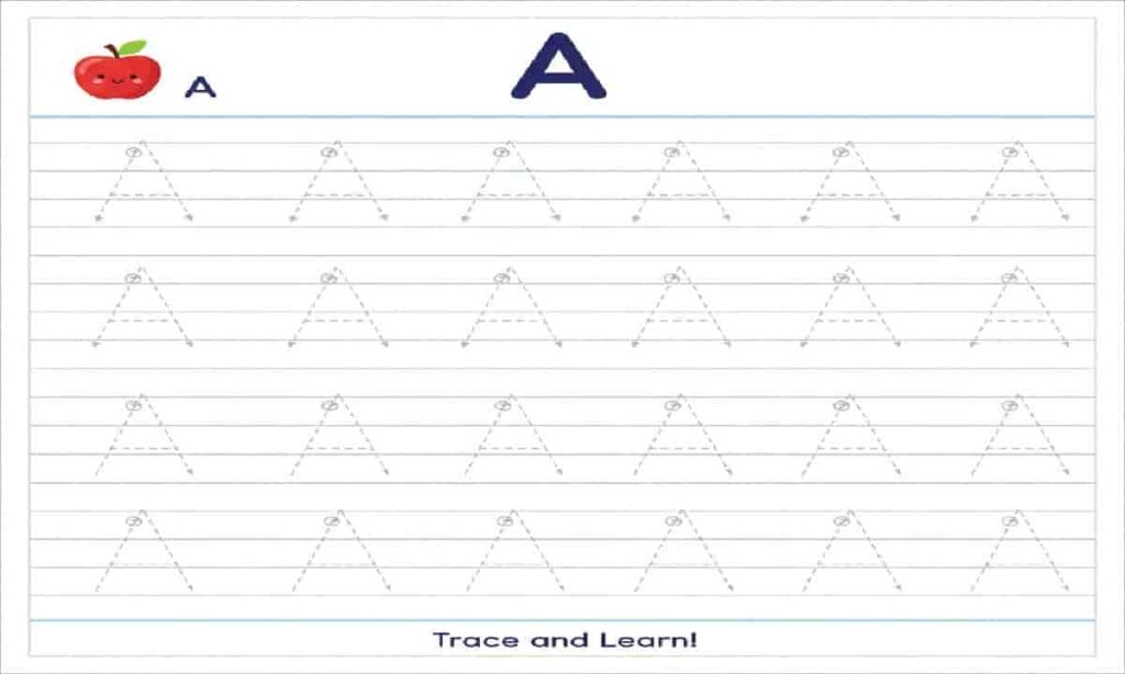 A Tracing Worksheet