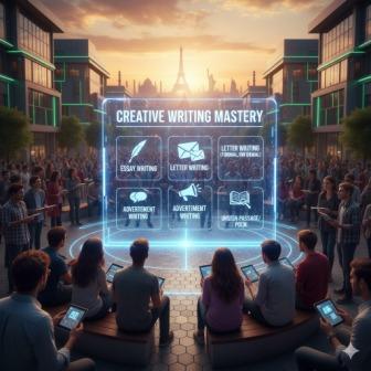 रचनात्मक लेखन: अनुच्छेद लेखन, पत्र लेखन (औपचारिक/अनौपचारिक), विज्ञापन लेखन, संदेश लेखन, अपठित गद्यांश/पद्यांश। 1 रचनात्मक लेखन