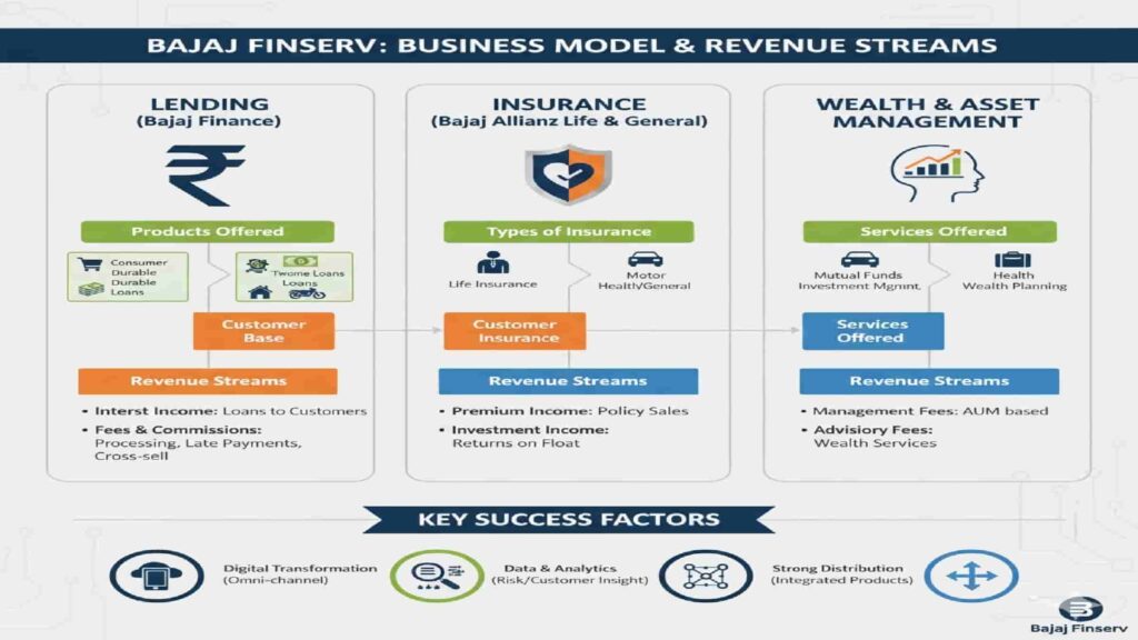 Bajaj Finserv business model and revenue streams