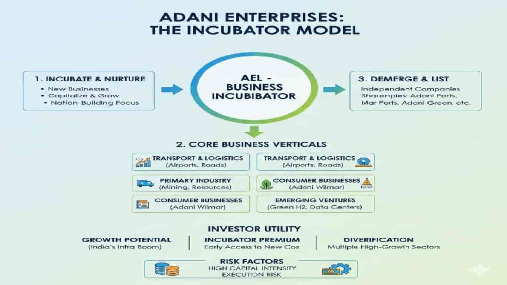 adani enterprises business model