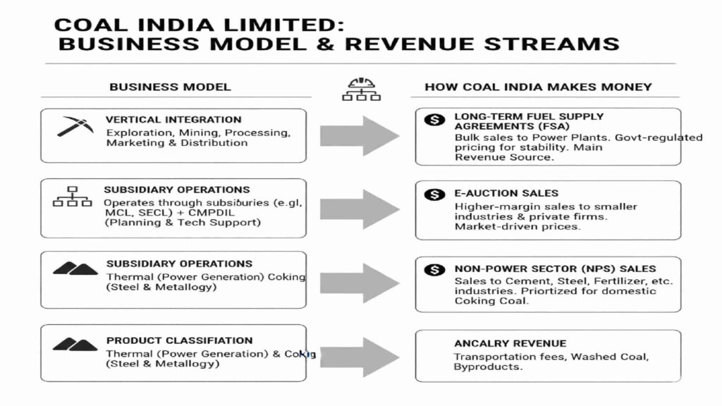 coal india limited business model and revenue streams