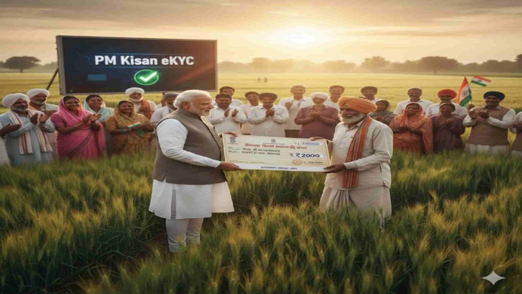 PM Kisan eKYC Online Process