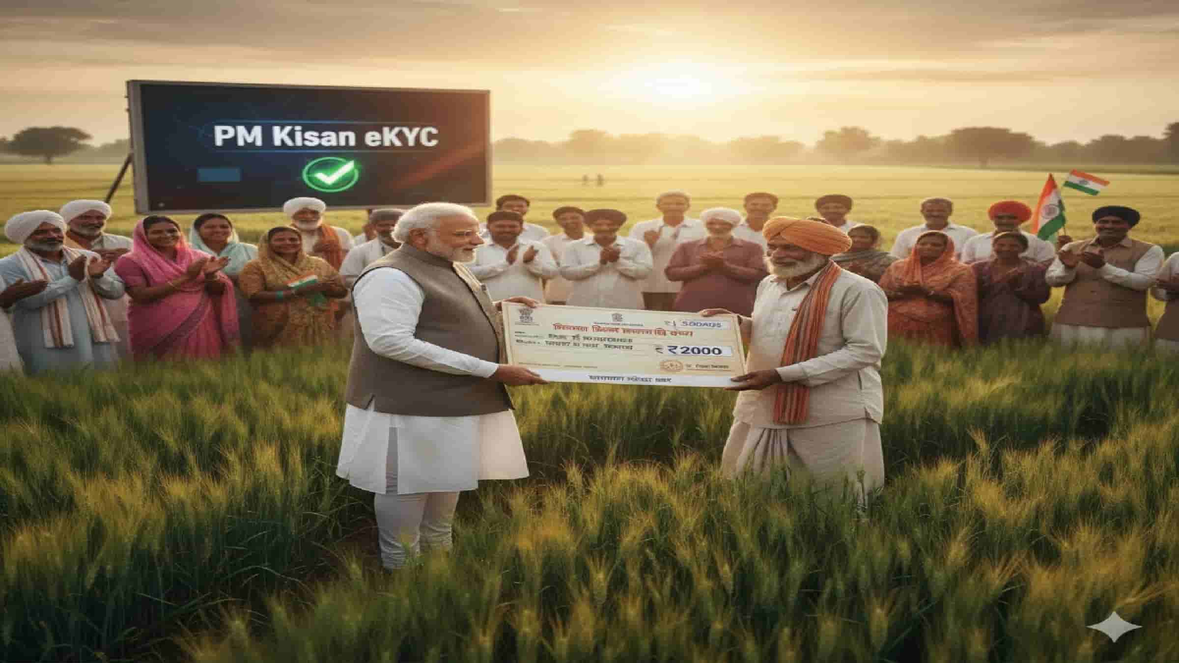PM Kisan eKYC Online Process